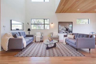 Elegáns részletek - nappali ötlet, modern stílusban