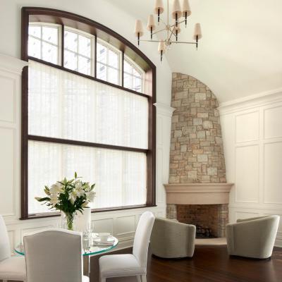 Étkező melletti kandalló - konyha / étkező ötlet, modern stílusban