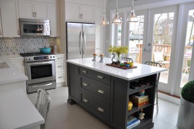 Étkezős konyhasziget - konyha / étkező ötlet, modern stílusban