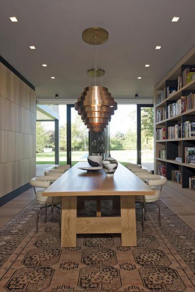 Design lámpa a nappaliban - nappali ötlet, modern stílusban