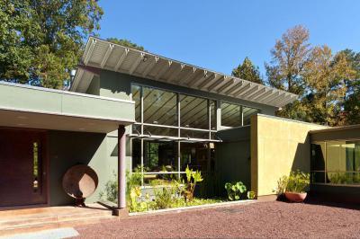 Modern lakóház - homlokzat ötlet, modern stílusban