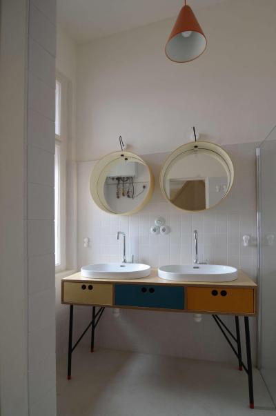 Retró fürdő - fürdő / WC ötlet