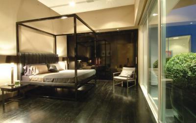 Baldahinos ágy - háló ötlet, modern stílusban