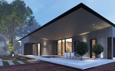 Este a teraszon - erkély / terasz ötlet, modern stílusban