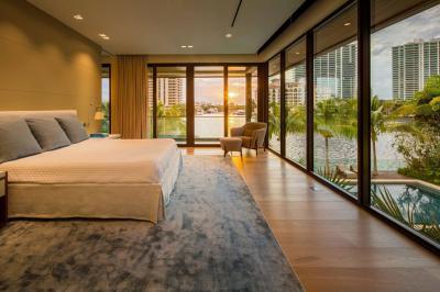 Panorámás hálószoba - háló ötlet, modern stílusban