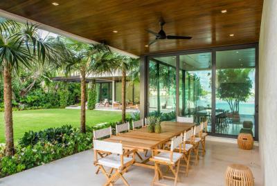 Fedett terasz - erkély / terasz ötlet, modern stílusban