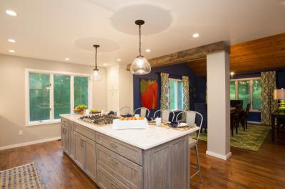 Konyhasziget tűzhellyel - konyha / étkező ötlet