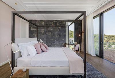 Háló panorámával - háló ötlet, modern stílusban