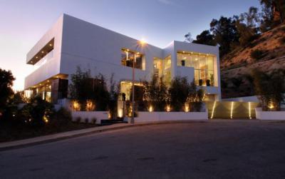 Modern lakóház - homlokzat ötlet, modern stílusban