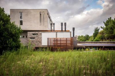 Modern lakóház - homlokzat ötlet, modern stílusban