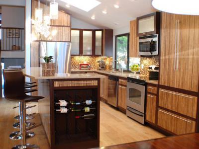 Különleges bortároló - konyha / étkező ötlet, modern stílusban