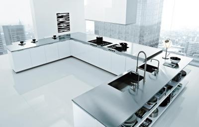 Minimál konyha - konyha / étkező ötlet, minimál stílusban