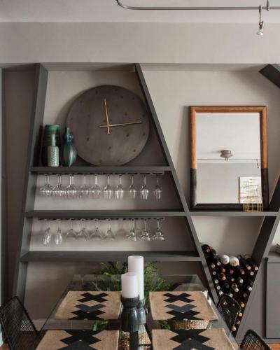 Különleges polc - konyha / étkező ötlet, modern stílusban