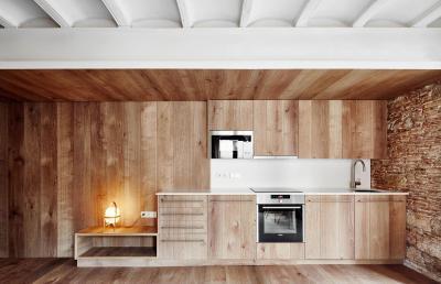 Modern rusztikus konyha - konyha / étkező ötlet