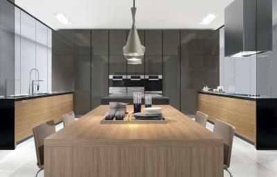 Elegáns konyha - konyha / étkező ötlet, modern stílusban
