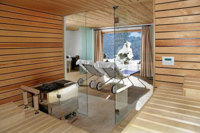 Szauna otthon - belső továbbiak ötlet, modern stílusban