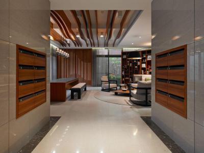 Látványos előszoba - belső továbbiak ötlet, modern stílusban