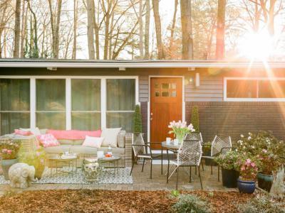 Ház terasszal - erkély / terasz ötlet, modern stílusban