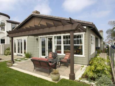 Egyszerűen szép terasz - kert / udvar ötlet, klasszikus stílusban