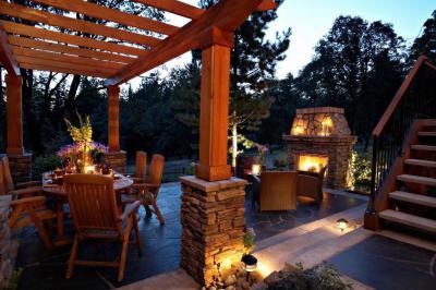 Szoba a szabadban - erkély / terasz ötlet, rusztikus stílusban