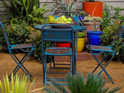 Fém kerti bútor - kert / udvar ötlet