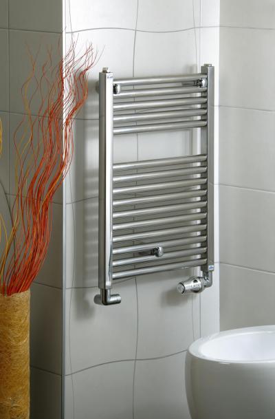 Rozsdamentes fürdőszobai radiátor - fürdő / WC ötlet, modern stílusban