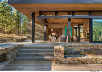 Teraszra nyitott nappali - erkély / terasz ötlet, modern stílusban