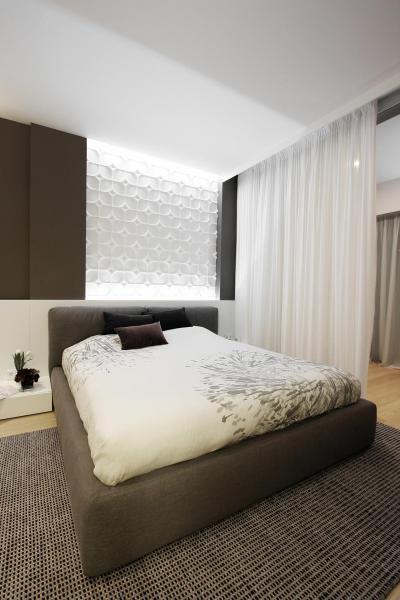 Barnák és fehérek a hálóban - háló ötlet, modern stílusban