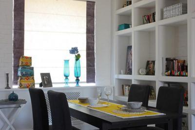 Étkező és nappali - nappali ötlet, modern stílusban