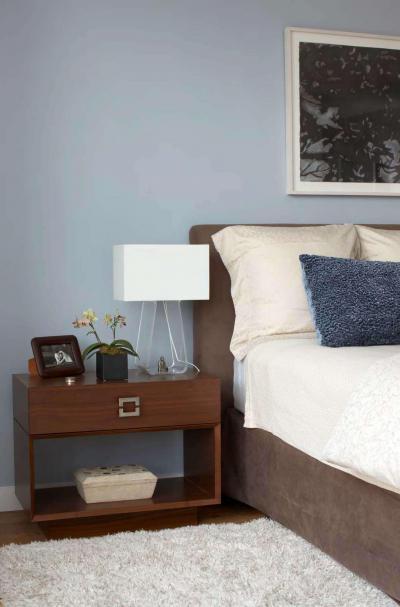 Modern hálószoba design lámpával - háló ötlet, modern stílusban