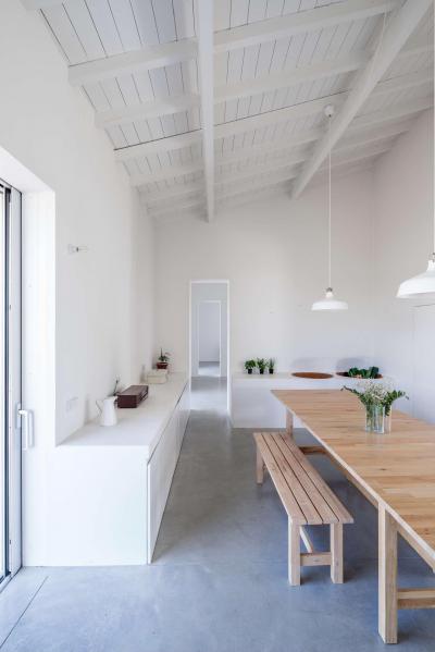 Tetőig nyitott konyha - konyha / étkező ötlet