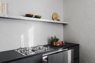 Fiókos konyhaszekrény - konyha / étkező ötlet, modern stílusban