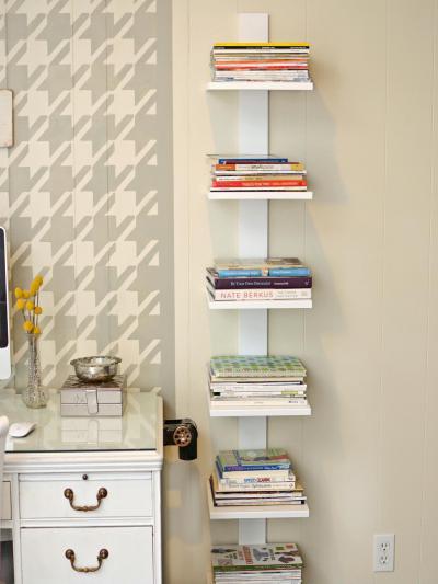 Fehér dolgozószoba - dolgozószoba ötlet, modern stílusban