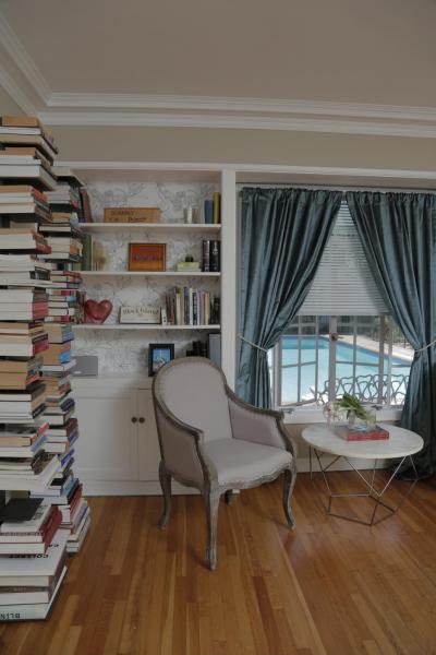 Olvasószoba - belső továbbiak ötlet, klasszikus stílusban