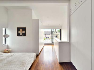 Fehér hálószoba - háló ötlet, modern stílusban