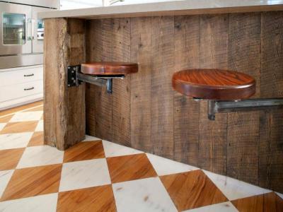 Kihajtható bárszékek - konyha / étkező ötlet