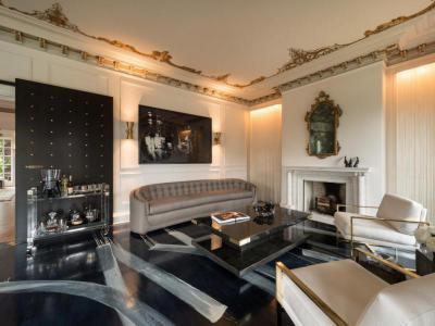 Egyedi padló - nappali ötlet