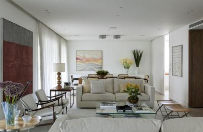 Elegáns nappali - nappali ötlet, modern stílusban