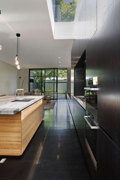 Márvány konyhapult - konyha / étkező ötlet, modern stílusban