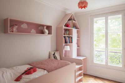 Gyerekszoba rózsaszínű bútorokkal - gyerekszoba ötlet, modern stílusban