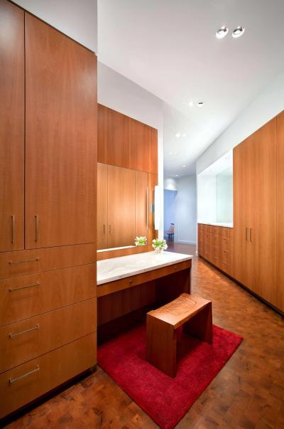 Gardróbszoba - belső továbbiak ötlet, modern stílusban