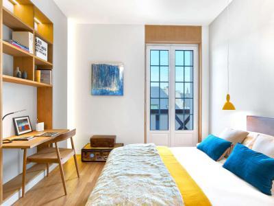 Dolgozósarok a hálószobában - háló ötlet, modern stílusban