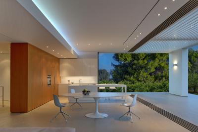 Konyha verandán - konyha / étkező ötlet, modern stílusban