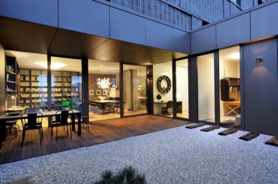 Árnyékolt terasz - erkély / terasz ötlet, modern stílusban