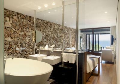 Fürdőszoba a hálóban - fürdő / WC ötlet, modern stílusban