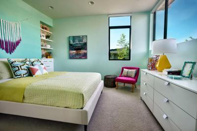 Színes részletek a hálóban - háló ötlet, modern stílusban