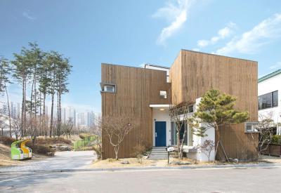 Látványos homlokzat - homlokzat ötlet, modern stílusban