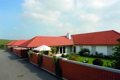 TONDACH® Figaro kerámia tetőcserép téglavörös színben - tető ötlet, modern stílusban