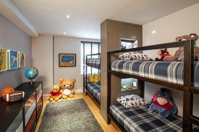 Négyfős gyerekszoba - gyerekszoba ötlet, modern stílusban