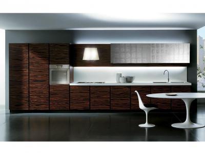 Csíkos szekrény - konyha / étkező ötlet, modern stílusban